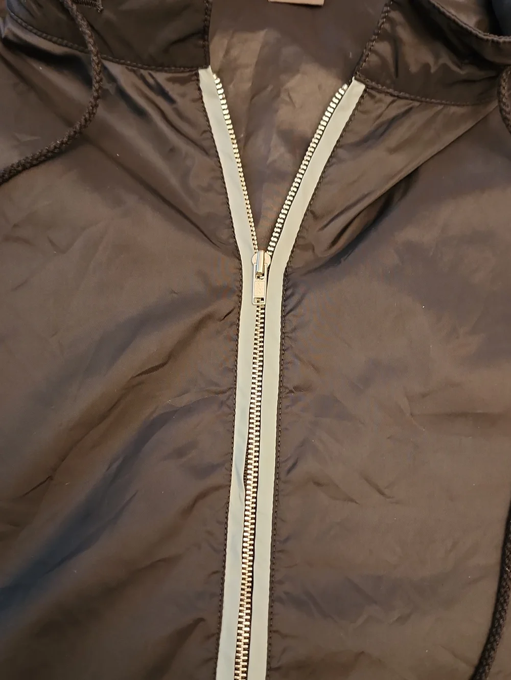 Banana Republic Black Lightweight Zip-Front Jacket